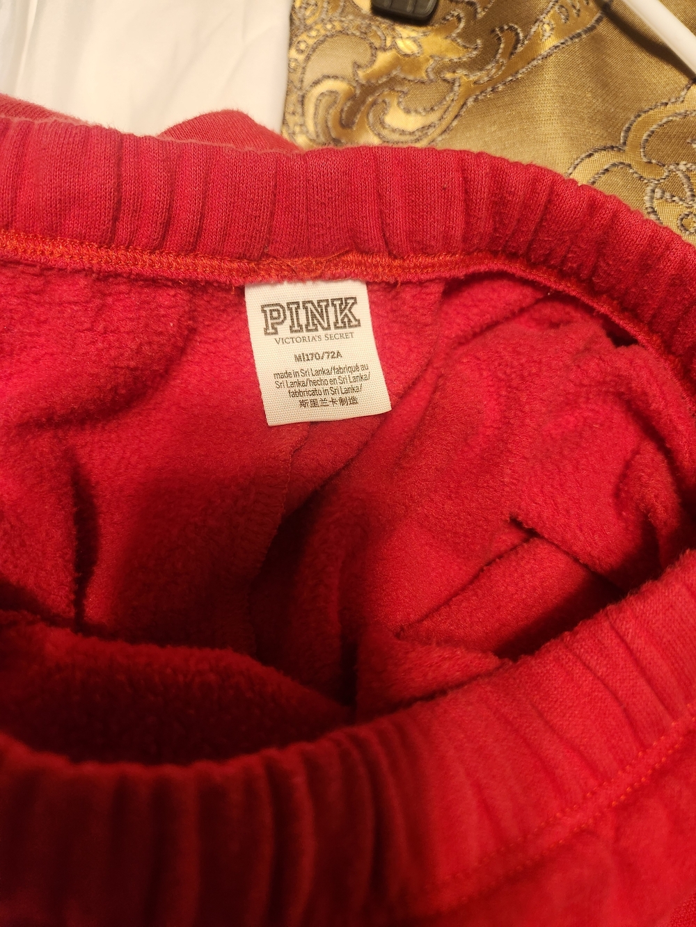 PINK Victoria's Secret Red Zip-Up Sweatsuit - Picture 3 of 6